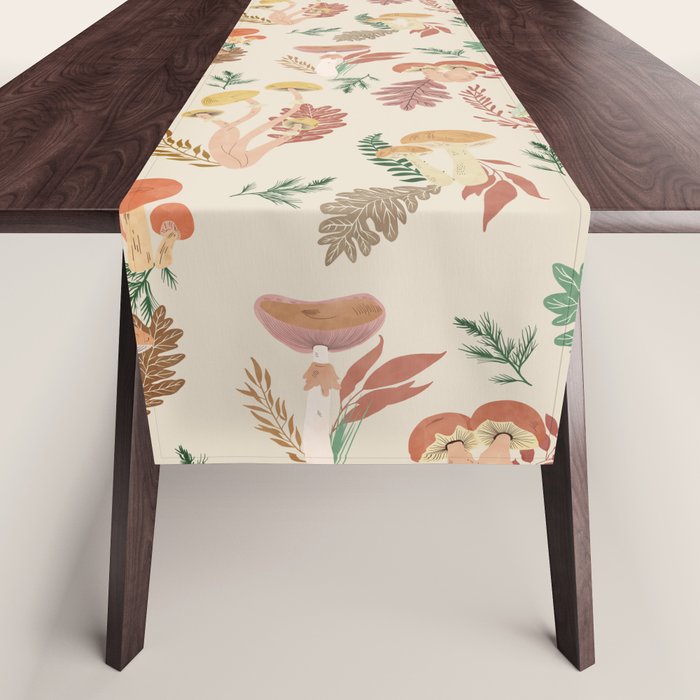Wild mushrooms I Table Runner Gallery Image 1
