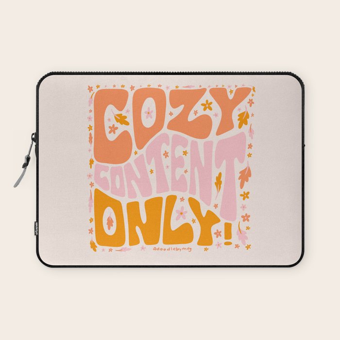 Cozy Content Only Laptop Sleeve Gallery Image 1