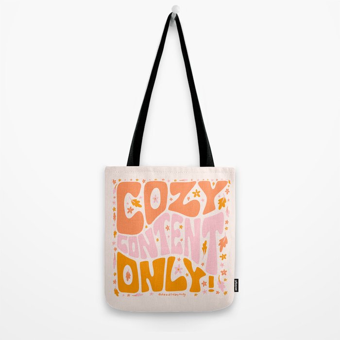 Cozy Content Only Tote Bag Gallery Image 2