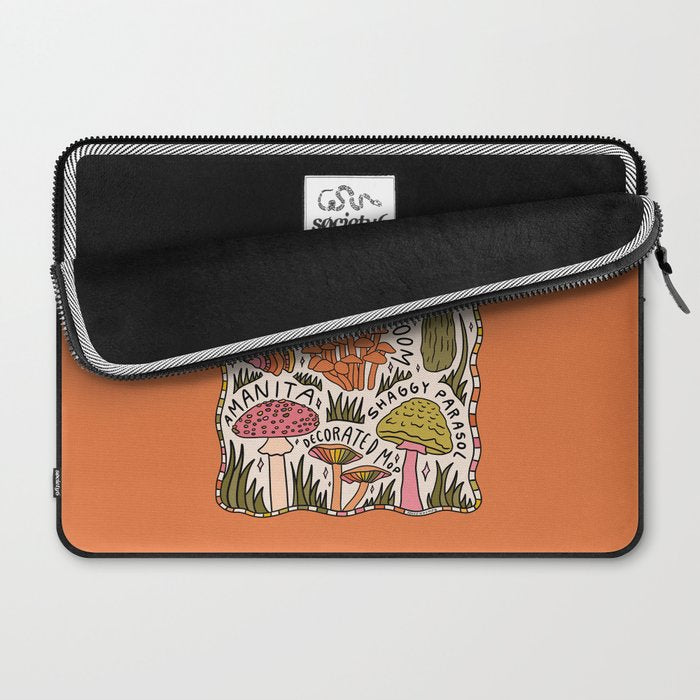 Mushrooms of Nebraska Laptop Sleeve Gallery Image 2