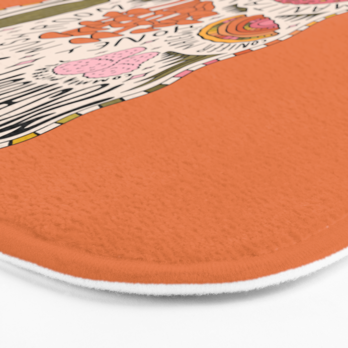 Mushrooms of Nebraska Bath Mat Gallery Image 3