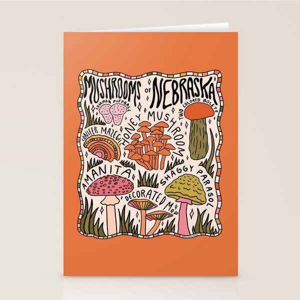 Mushrooms of Nebraska Stationery Card Gallery Image 2
