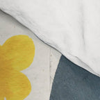 Watercolor Painting Fantasy Yellow Flower Blooming Floral Kingdom Comforter Gallery Image 4