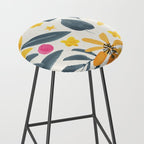 Watercolor Painting Fantasy Yellow Flower Blooming Floral Kingdom Stool Gallery Image 2