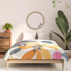 Watercolor Painting Fantasy Yellow Flower Blooming Floral Kingdom Comforter Gallery Image 3