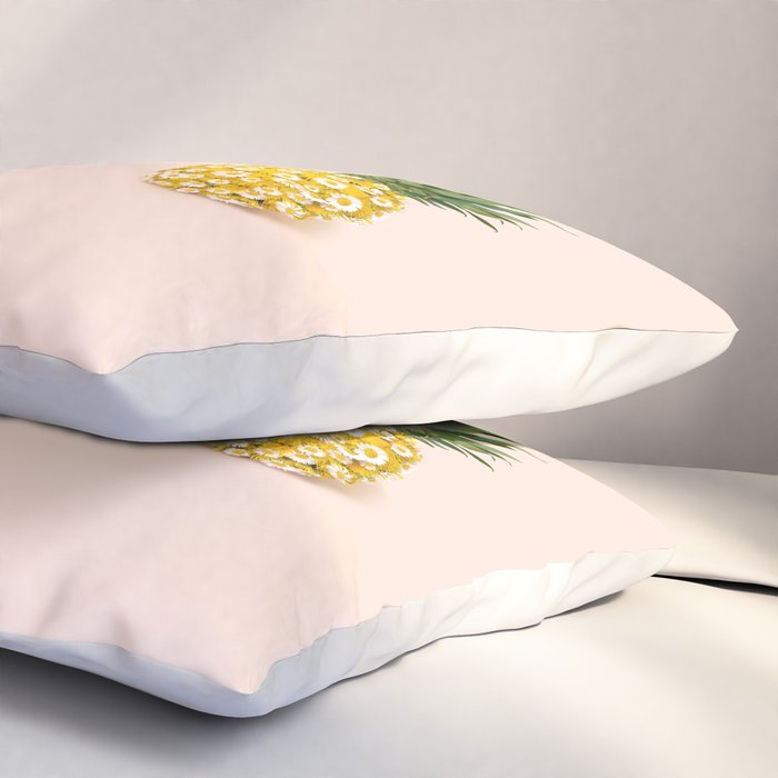 Daisy Pineapple Pillow Sham Gallery Image 3