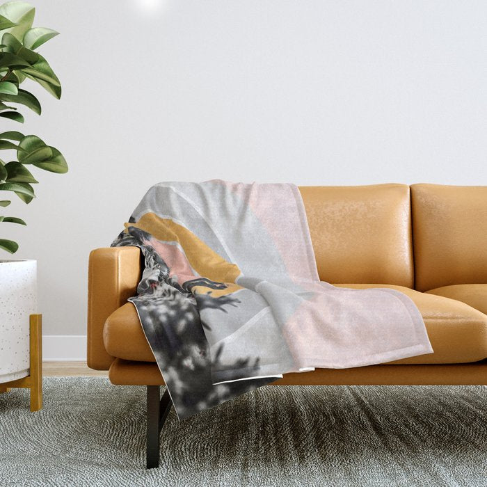 Desert rainbow Throw Blanket Gallery Image 1