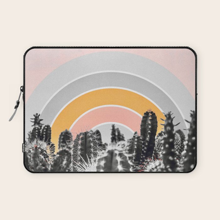 Desert rainbow Laptop Sleeve Gallery Image 1