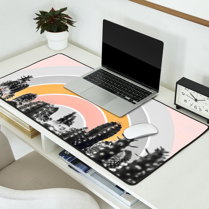 Desert rainbow Desk Mat Gallery Image 2