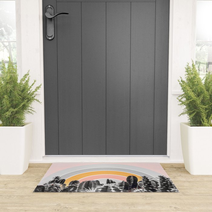 Desert rainbow Welcome Mat Gallery Image 3