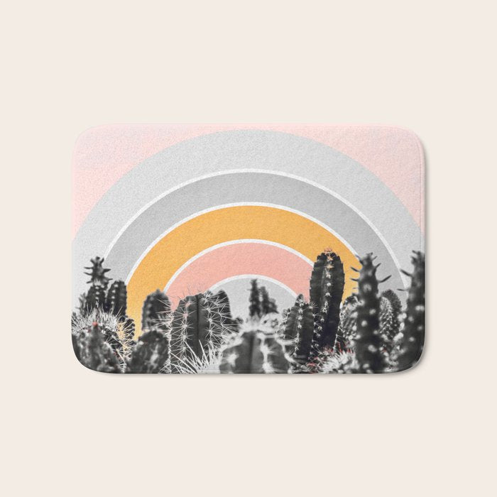 Desert rainbow Bath Mat Gallery Image 1