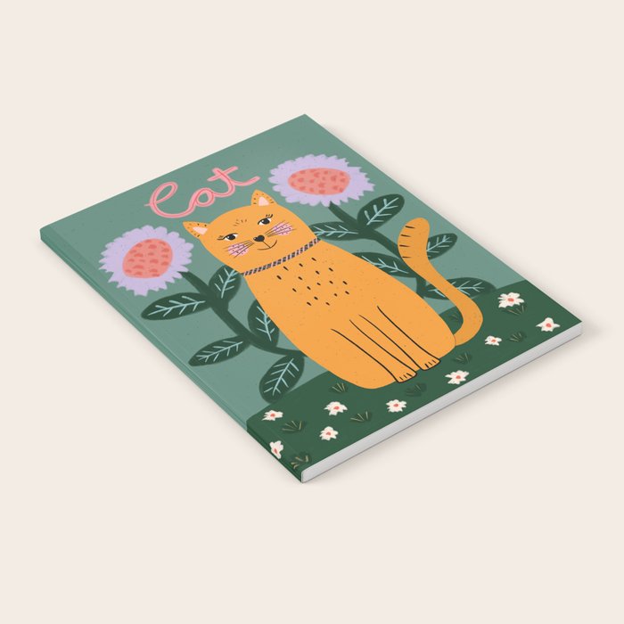 Meow - Cat Illustration Notebook Gallery Image 2