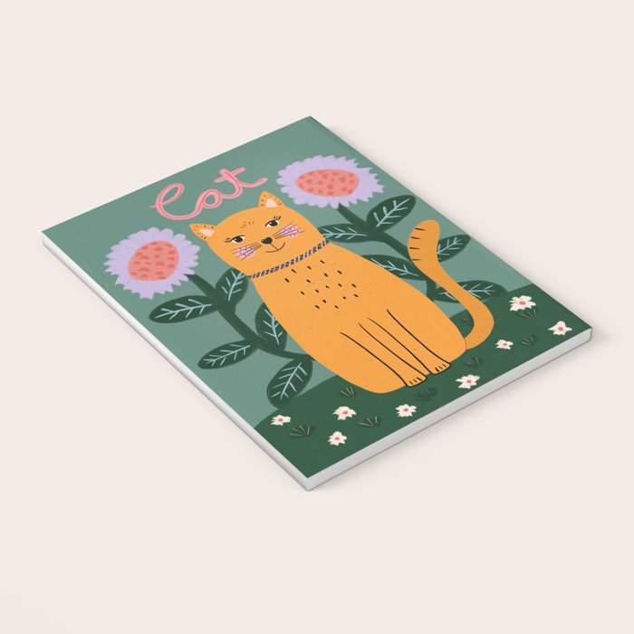 Meow - Cat Illustration Notebook Gallery Image 3
