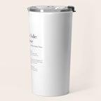 The Lake Isle of Innisfree by William Butler Yeats Travel Mug Gallery Image 2