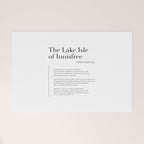 The Lake Isle of Innisfree by William Butler Yeats Welcome Mat Gallery Image 1