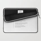 The Lake Isle of Innisfree by William Butler Yeats Laptop Sleeve Gallery Image 2