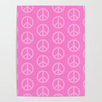 Peace Symbols - Pink Poster Gallery Image 4