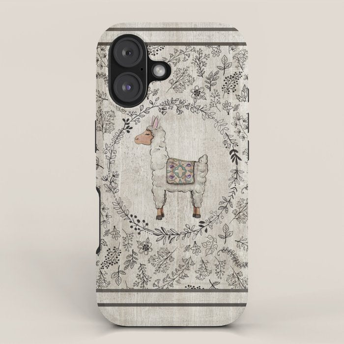 Lala Llama iPhone Case Gallery Image 1