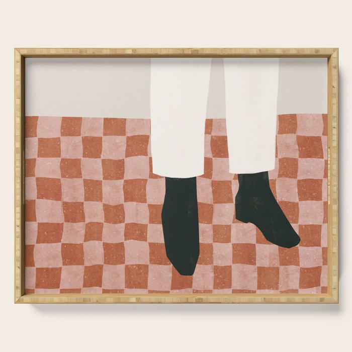 boots 'n checks Serving Tray Gallery Image 1