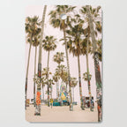 Palm Trees on Venice Beach - Los Angeles California Travel Photography Cutting Board Gallery Image 1