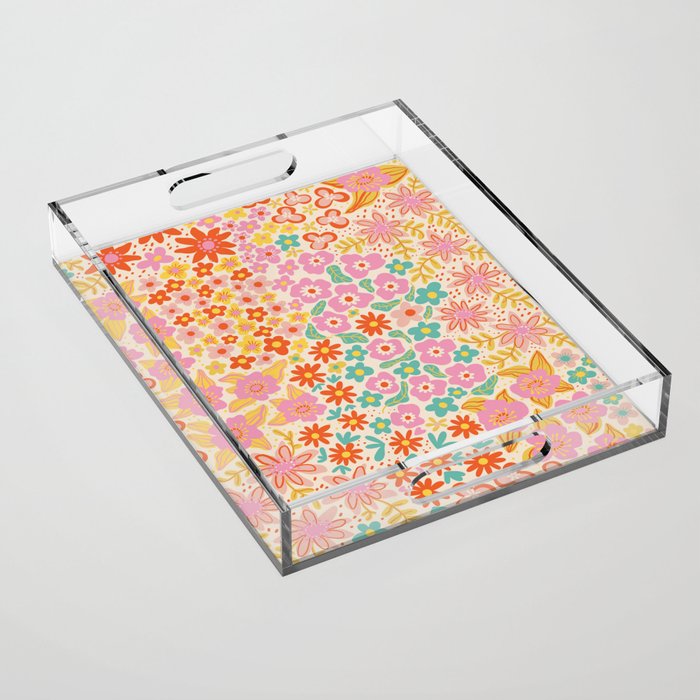 Cute meadow Acrylic Tray Gallery Image 1