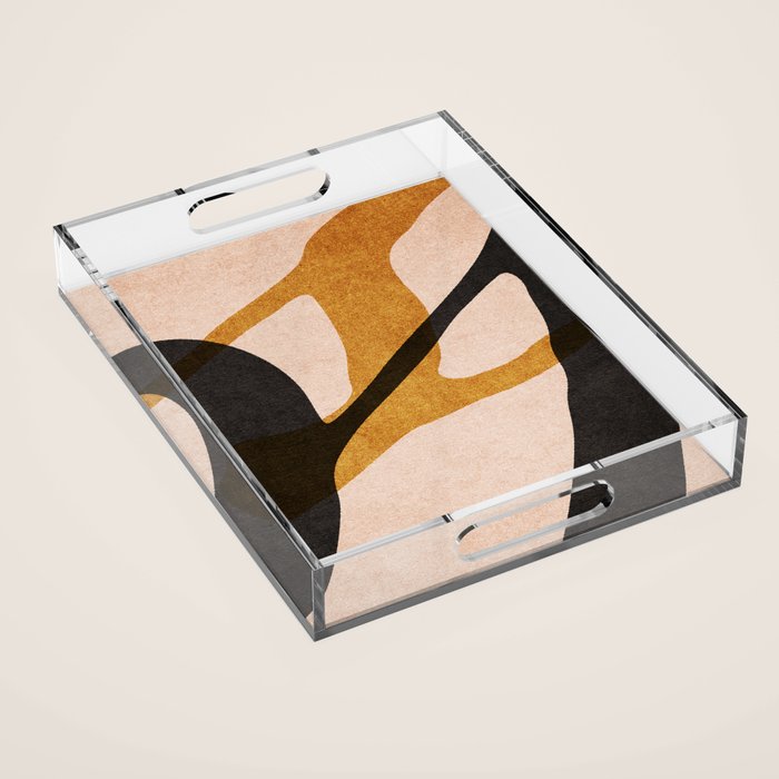 ABSTRACT ALPHABET / Script S Acrylic Tray Gallery Image 1