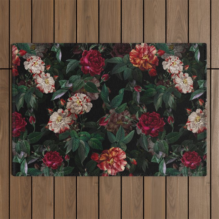 Rose Garden Outdoor Rug Gallery Image 1