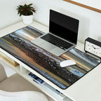 Snow on Brownsville Desk Mat Gallery Image 2