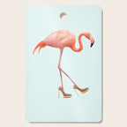 FANCY FLAMINGO Cutting Board Gallery Image 1