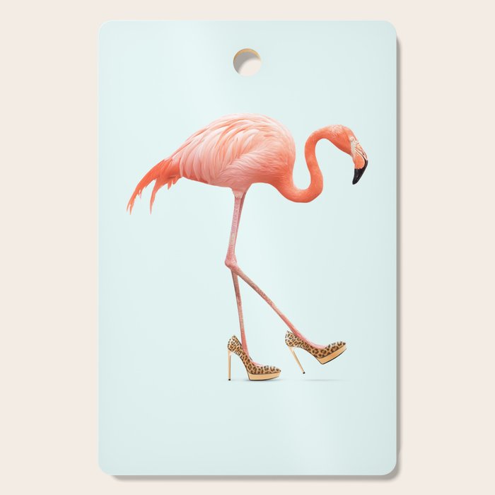 FANCY FLAMINGO Cutting Board Gallery Image 1