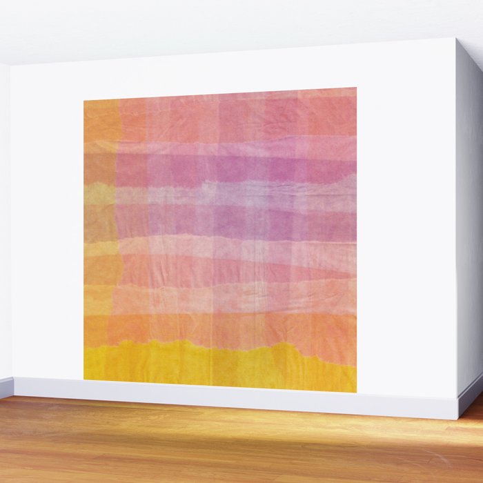 Paper Plaid Wall Mural Gallery Image 2