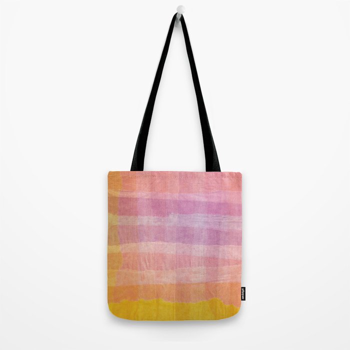 Paper Plaid Tote Bag Gallery Image 2
