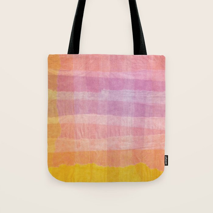 Paper Plaid Tote Bag Gallery Image 1