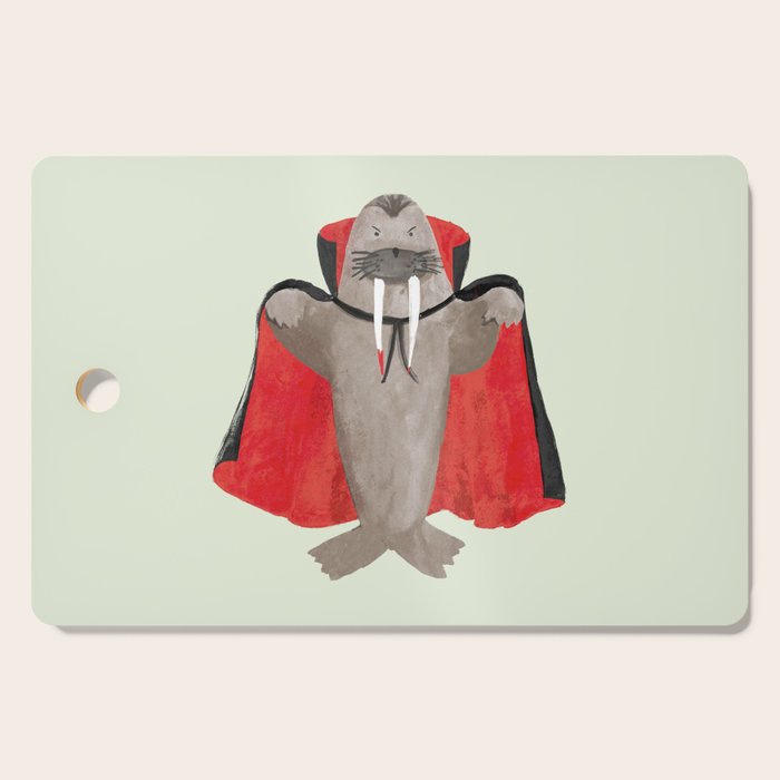 Vampire Walrus Cutting Board Gallery Image 1