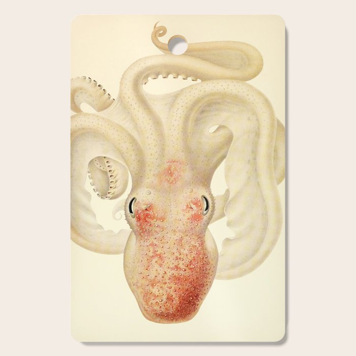 Art by Friedrich Wilhelm Winter from "Cephalopod Atlas" by Carl Chun, 1910 (benefitting Greenpeace) Cutting Board Gallery Image 1