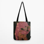 THE END OF JUNE | flowers | pink | collage | aesthetic | summer | glitter | bling | girl  Tote Bag Gallery Image 2