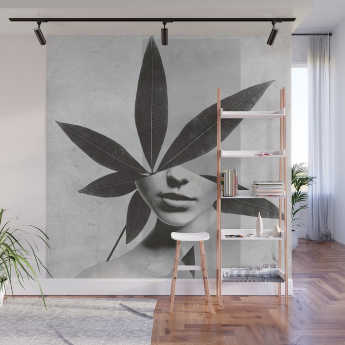 collage art / calmness  2 Wall Mural Gallery Image 1