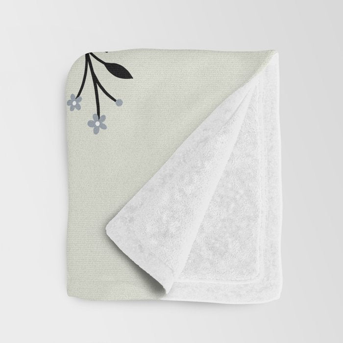 Mystical Luna Moth Throw Blanket Gallery Image 3