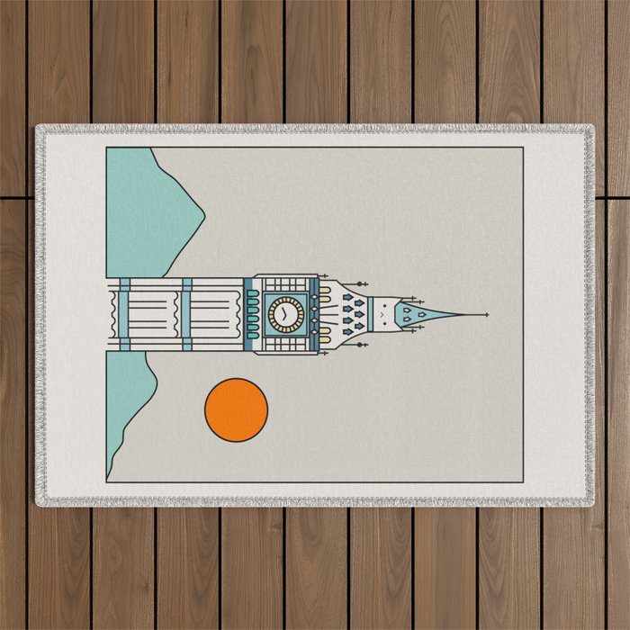 Cat Landscape 24 Outdoor Rug Gallery Image 1