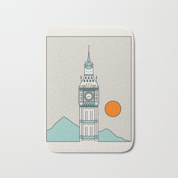 Cat Landscape 24 Bath Mat Gallery Image 1