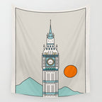 Cat Landscape 24 Wall Tapestry Gallery Image 4