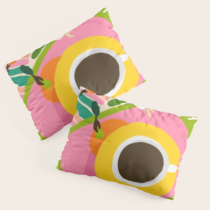 IYKYK, If You Know You Know, Typography Tea American Slang Quote Quirky, English Language Communication Millennials Whimsical Fun, Eclectic Bohemian Contemporary Painting Words Attitude Pillow Sham Gallery Image 3