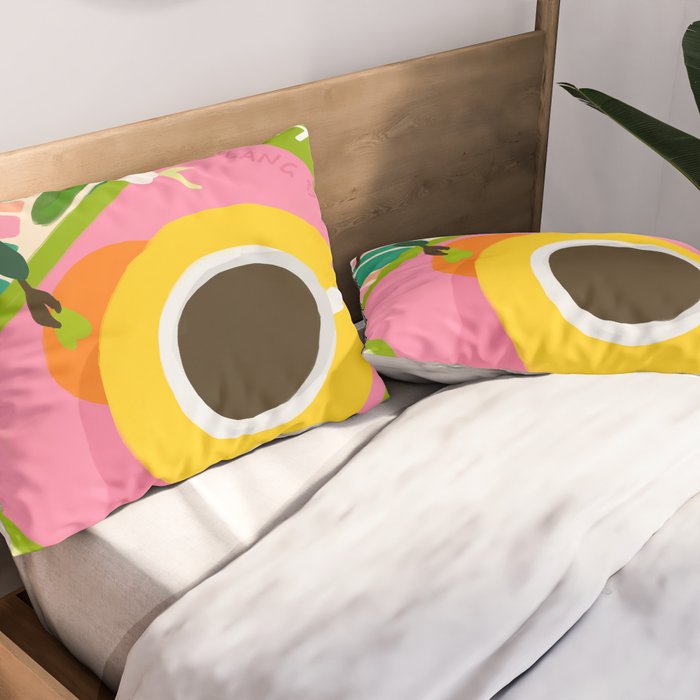 IYKYK, If You Know You Know, Typography Tea American Slang Quote Quirky, English Language Communication Millennials Whimsical Fun, Eclectic Bohemian Contemporary Painting Words Attitude Pillow Sham Gallery Image 2