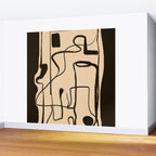 Abstract line art 133 Wall Mural Gallery Image 2