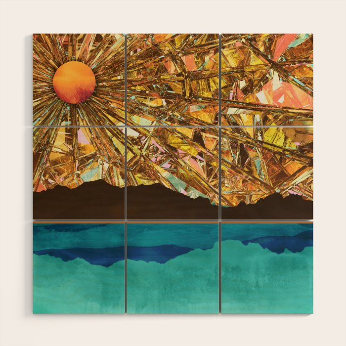 Fractured Sky Wood Wall Art Gallery Image 1