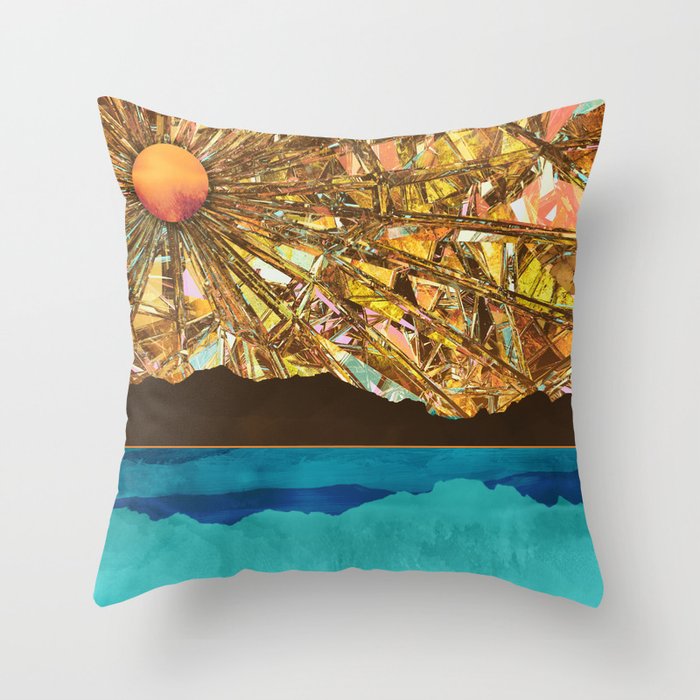 Fractured Sky Throw Pillow Gallery Image 6