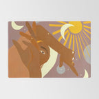 The Moon Dances With Me The Way The Sun Cannot And The Other Way Round Rug Gallery Image 2