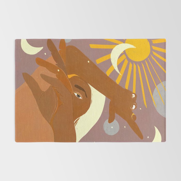 The Moon Dances With Me The Way The Sun Cannot And The Other Way Round Rug Gallery Image 2