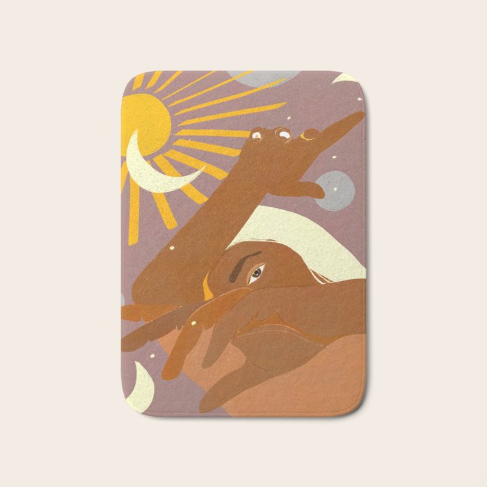 The Moon Dances With Me The Way The Sun Cannot And The Other Way Round Bath Mat Gallery Image 1