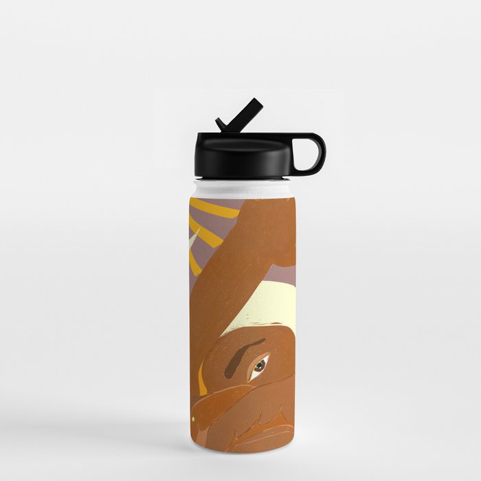 The Moon Dances With Me The Way The Sun Cannot And The Other Way Round Water Bottle Gallery Image 1